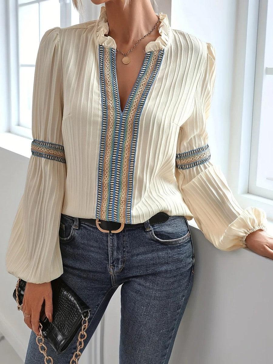 Margherita – Top In Stile Vintage Chic Per Un Look Autunnale Ricercato