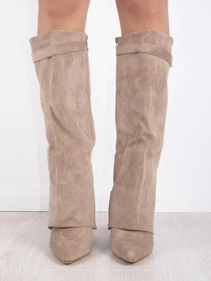 Ketty - Stivali Alti Donna Autunnali con Soletta Comfort