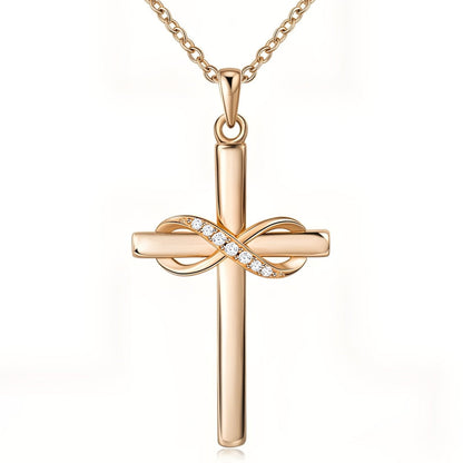 Ornella – Collana Argento Motivo Infinito con Zirconi