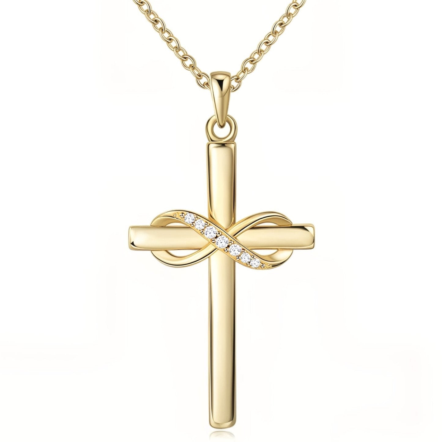 Ornella – Collana Argento Motivo Infinito con Zirconi