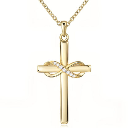 Ornella – Collana Argento Motivo Infinito con Zirconi