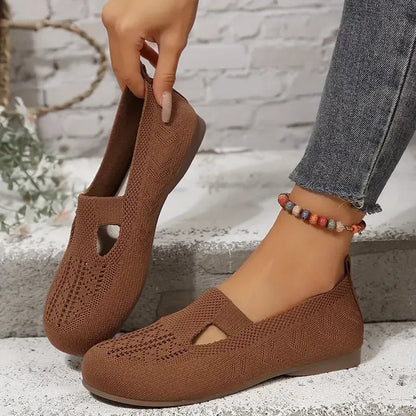 Mirinia - Scarpe Donna Comode Traspiranti Slip On Casual