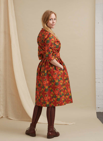 Romana - Abito Cynthia Red Apple Orchard Donna Romantica