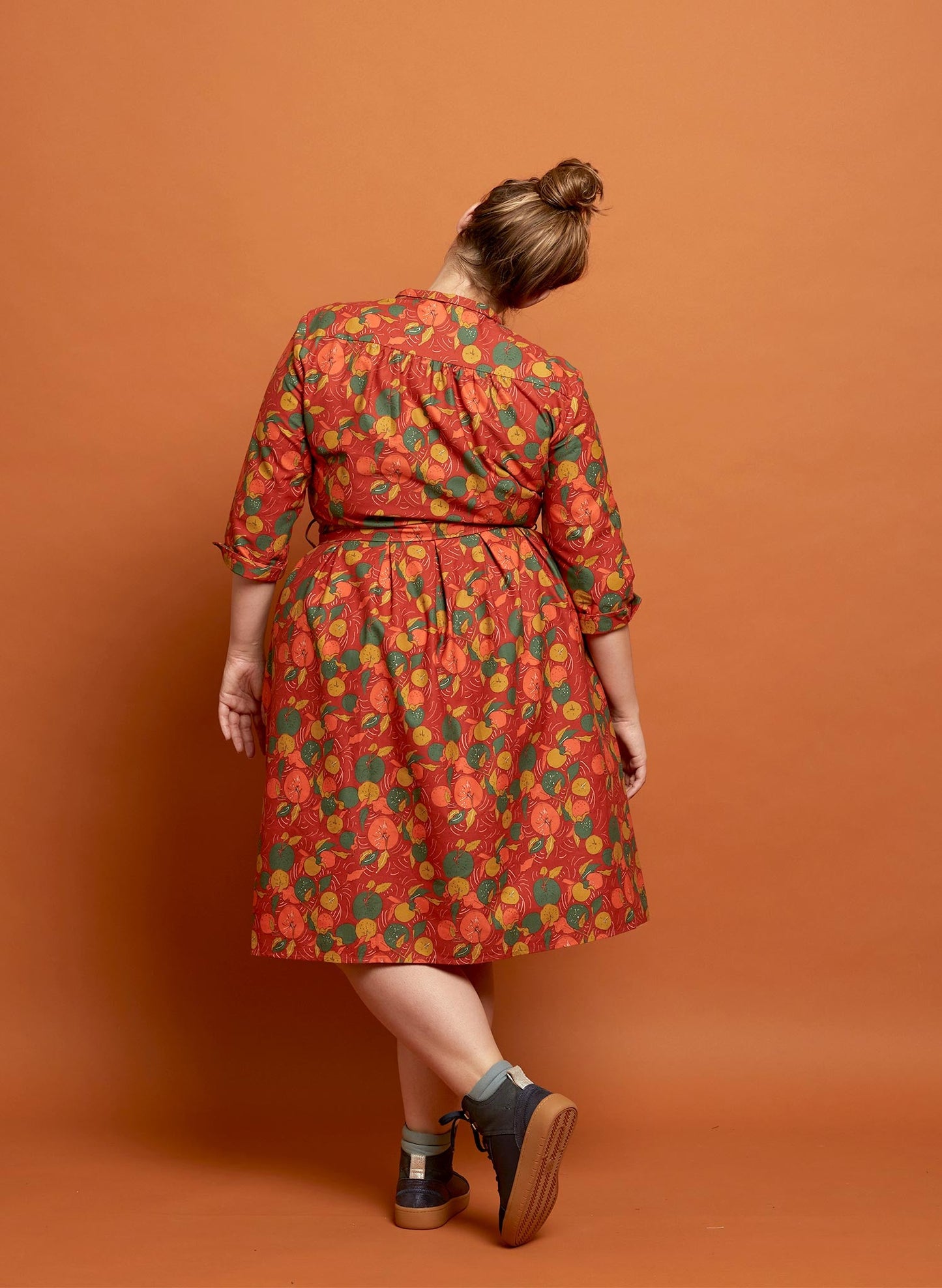 Romana - Abito Cynthia Red Apple Orchard Donna Romantica