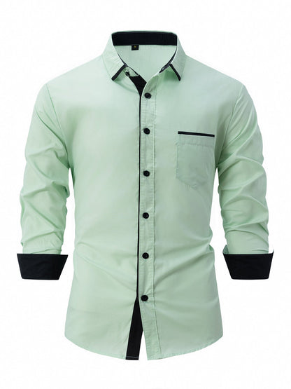 Matteo – Camicia Business Slim Fit a Righe Eleganti