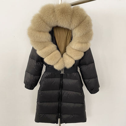 Fabiana - Cappotto Invernale Donna Lungo con Cappuccio