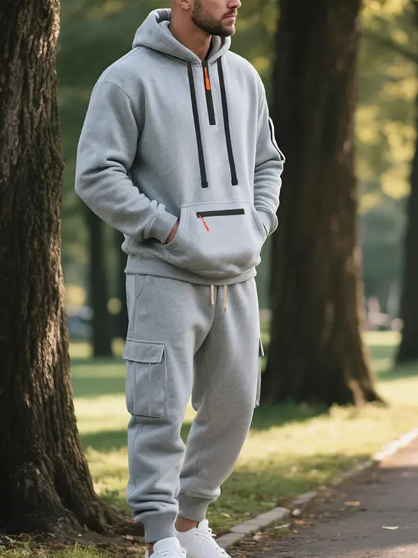 Diogene - Set Uomo Due Pezzi Elegante Con Cappuccio
