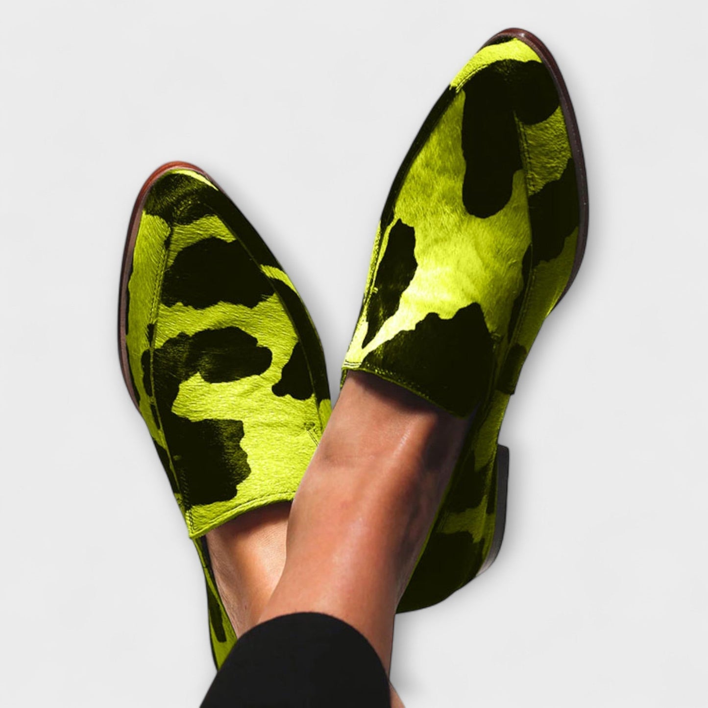 Tistina - Scarpe Donna Moda Stampa Mucca Trendy