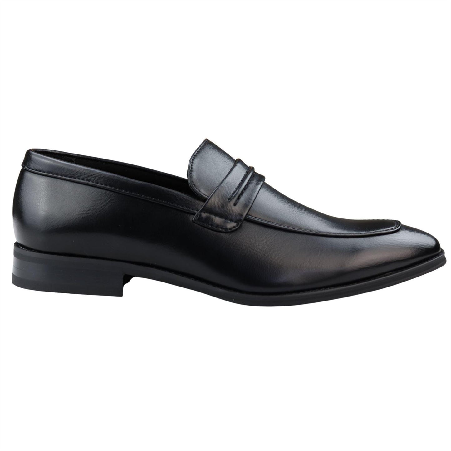 Silvio – Mocassino Uomo Slip-On Formale Foderato in Pelle Nero e Marrone