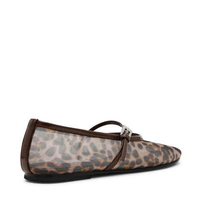 Rania - Ballerine Leopardate Traspiranti Eleganti Donna