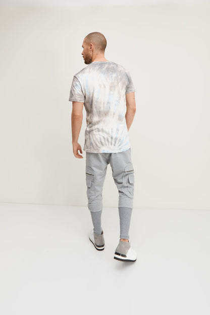 Lorisio - Pantaloni Jogger Uomo Grigi Stile Casual