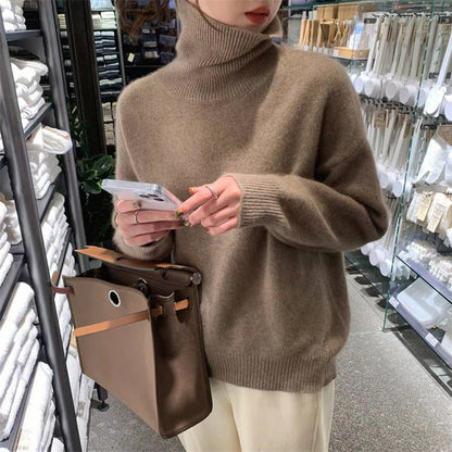 Basilea - Elegante Pullover a Dolcevita Invernale per Donna