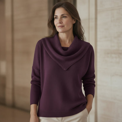 Jemma – Maglia Donna Calda con Colletto Morbido