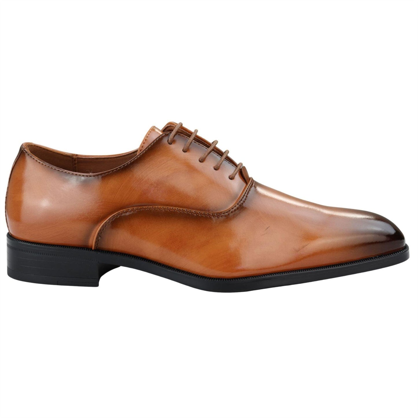 Giulio – Oxford Uomo Vernice Lucida con Lacci Punta Tonda Formale