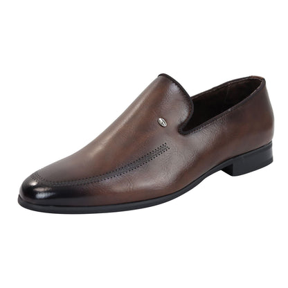 Carlo – Mocassino Uomo Slip-On Formale Nero e Marrone