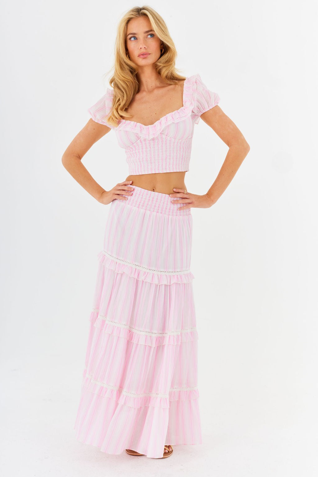 Cosima - Completo Donna Rosa Elegante Moderno