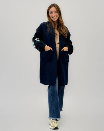 Karina - Cappotto morbido da donna con dettaglio cuore