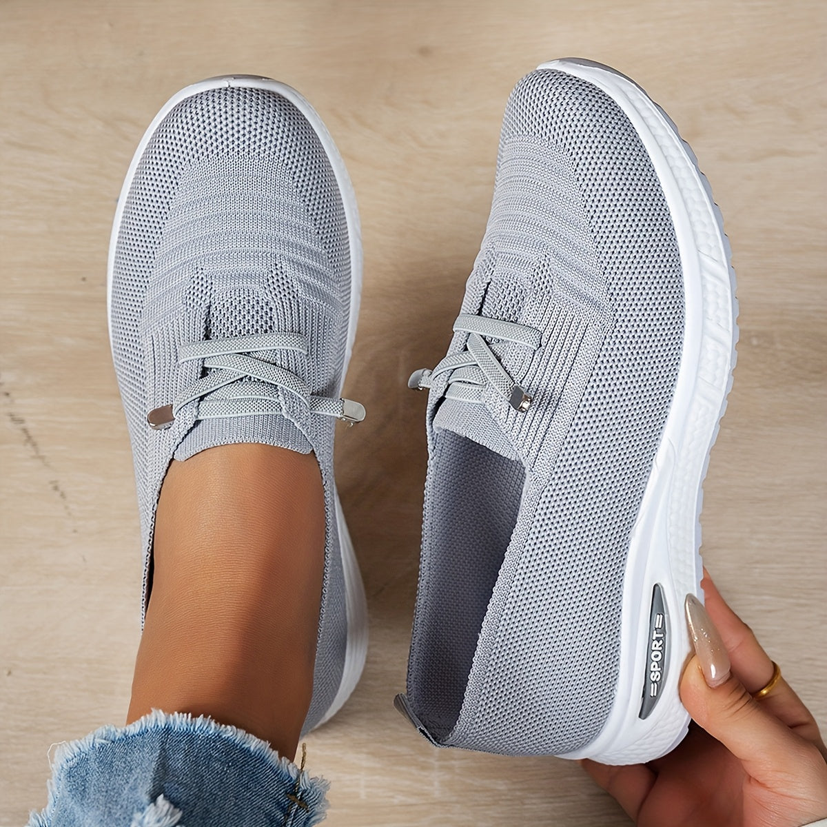 Natalina - Sneaker Donna Leggera Suola Morbida Moderna
