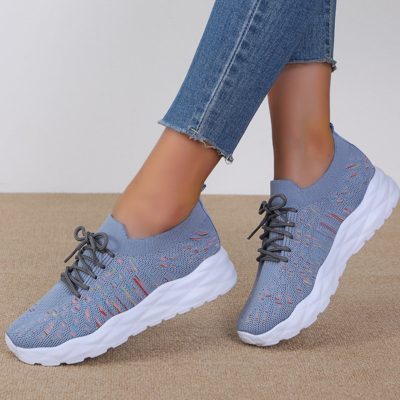 Federica - Scarpe Basse Donna con Lacci Stagionali