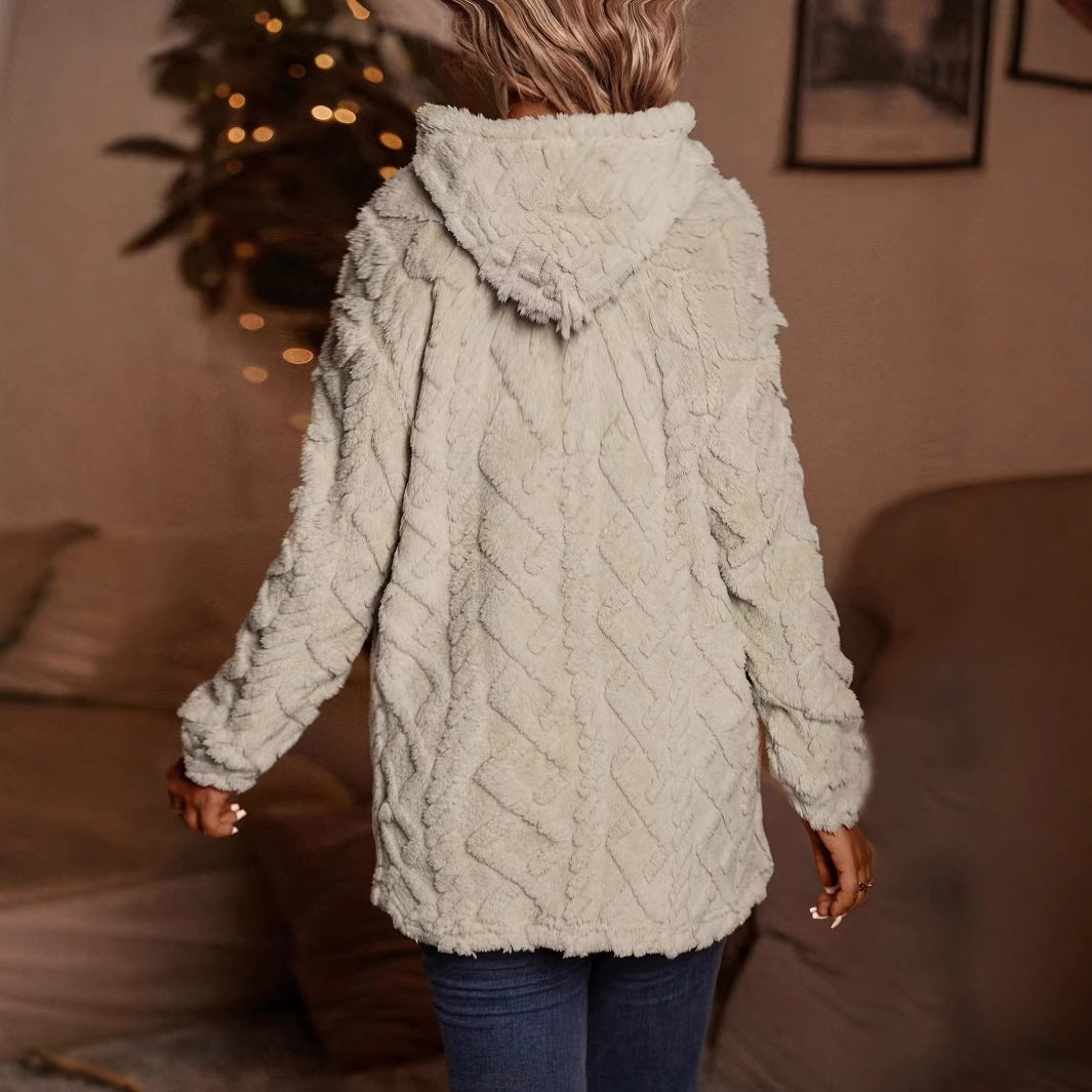 Federica - Cappotto Invernale Pesante con Cappuccio Caldo