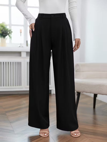 Kamilla – Pantaloni Eleganti A Gamba Larga Per Un Look Sofisticato