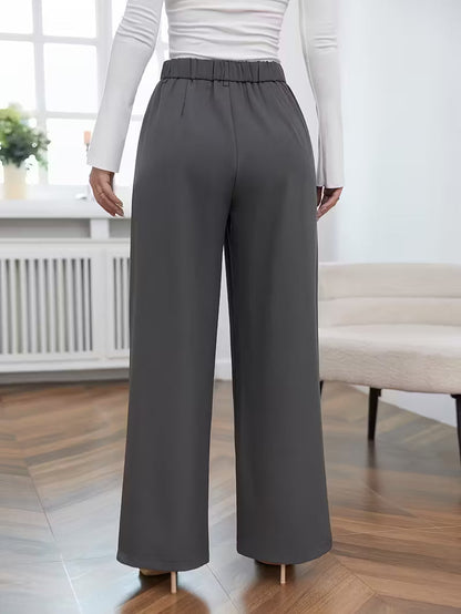 Kamilla – Pantaloni Eleganti A Gamba Larga Per Un Look Sofisticato