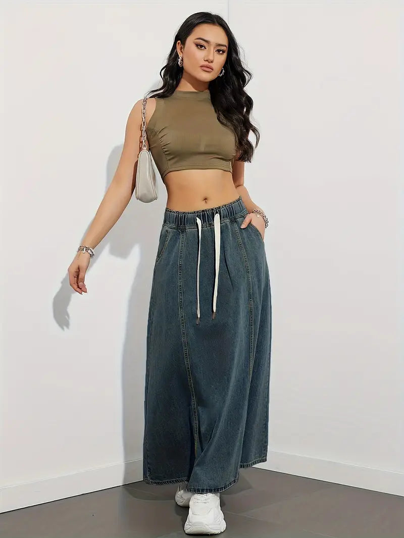 Loredana – Gonna Lunga Con Coulisse E Vestibilità Confortevole