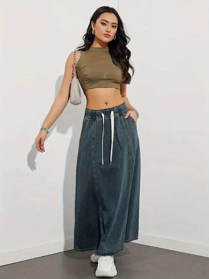 Loredana – Gonna Lunga Con Coulisse E Vestibilità Confortevole