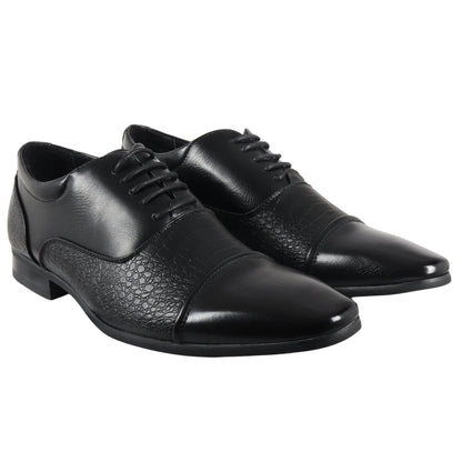 Renato – Scarpe Uomo con Lacci Brogue Foderato in Pelle Formale