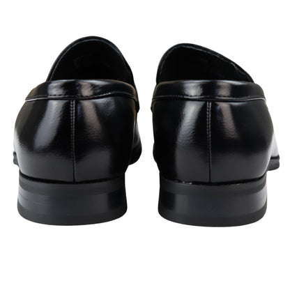 Silvio – Mocassino Uomo Slip-On Formale Foderato in Pelle Nero e Marrone