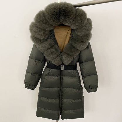 Fabiana - Cappotto Invernale Donna Lungo con Cappuccio