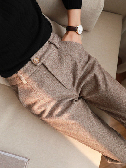 Tito - Pantaloni Eleganti Uomo Stile Classico Moderno