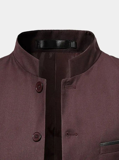 Teresio - Giacca Elegante Con Collo Da Uomo