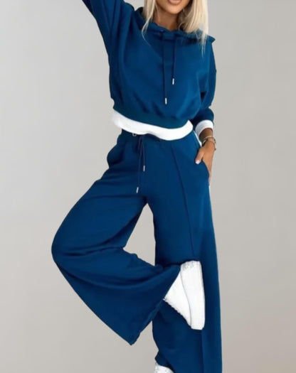 Chiara – Completo Due Pezzi Con Maglione E Pantaloni Larghi