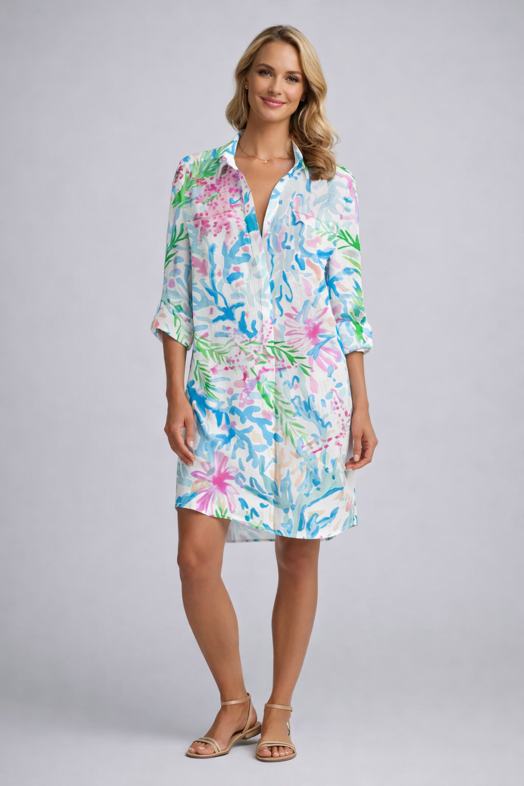 Demetra – Abito A Camicia Estivo Leggero Dalla Linea Essenziale