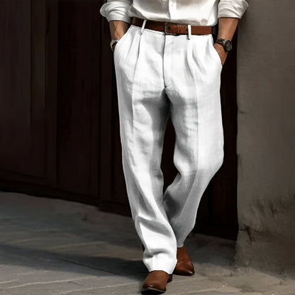 Francesco – Pantalone Retrò Da Uomo Dal Taglio Classico