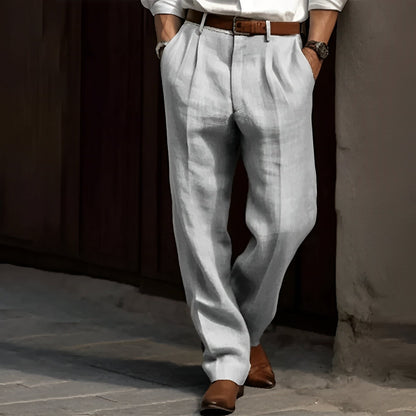 Francesco – Pantalone Retrò Da Uomo Dal Taglio Classico