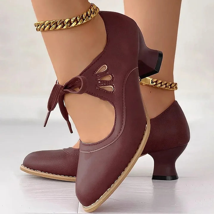 Luisa - Pumps Tacco Alto Vintage Donna Eleganti
