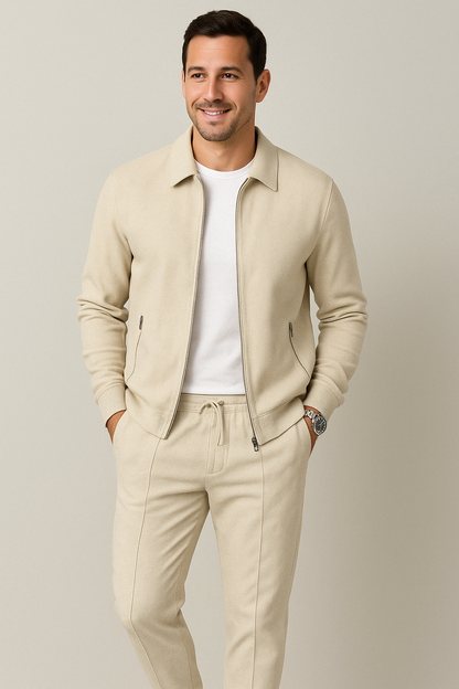 Tommaso – Completo Da Uomo Con Zip E Gilet Sportivo