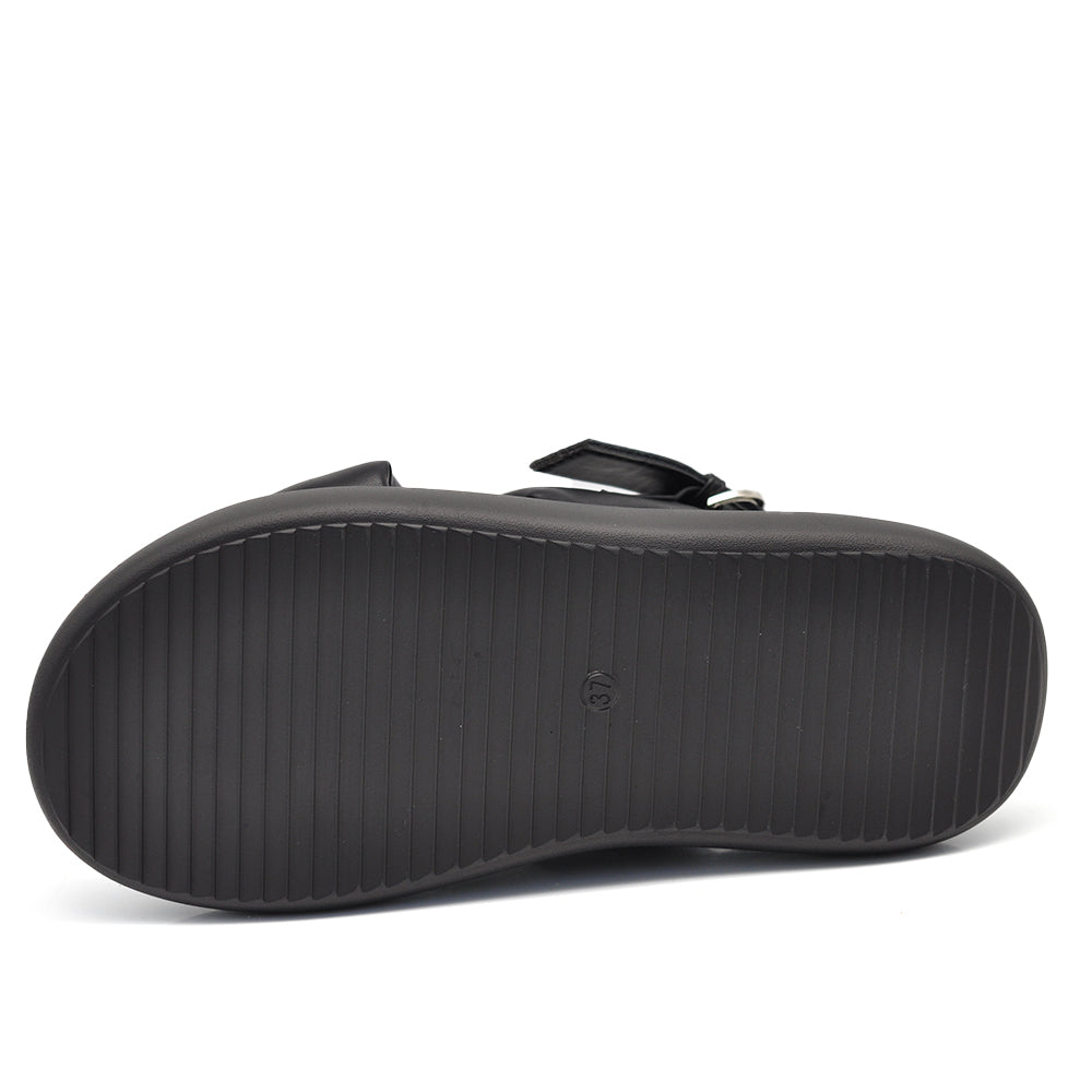 Agata – Sandali donna platform doppio fondo fasce incrociate
