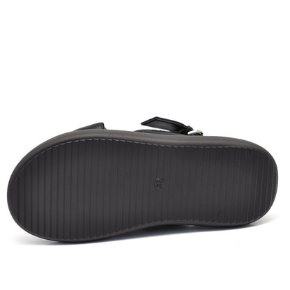 Agata – Sandali donna platform doppio fondo fasce incrociate