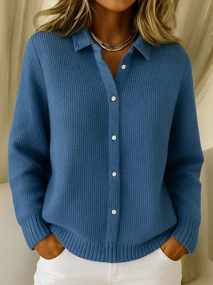 Tiburia - Cardigan Classico Donna Elegante Versatile