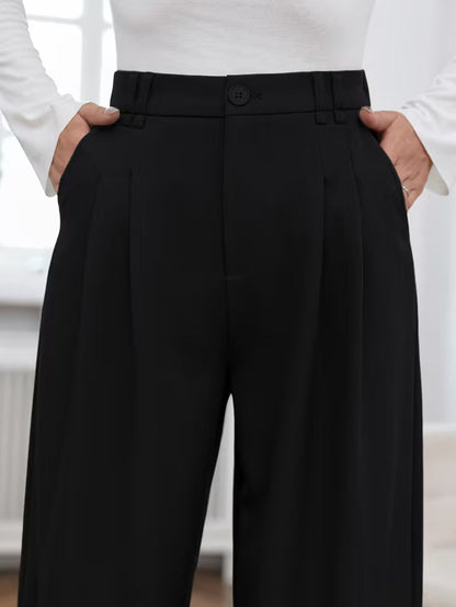 Kamilla – Pantaloni Eleganti A Gamba Larga Per Un Look Sofisticato