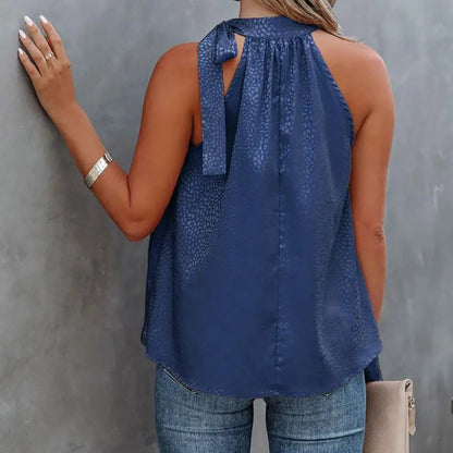 Nives – Top Modello Halter Dallo Stile Versatile E Di Classe