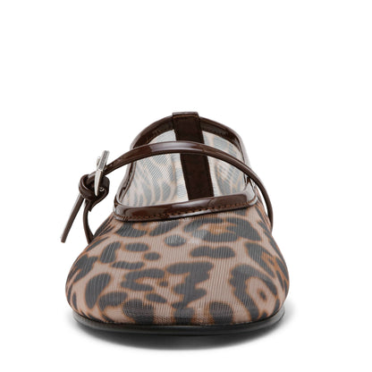 Rania - Ballerine Leopardate Traspiranti Eleganti Donna