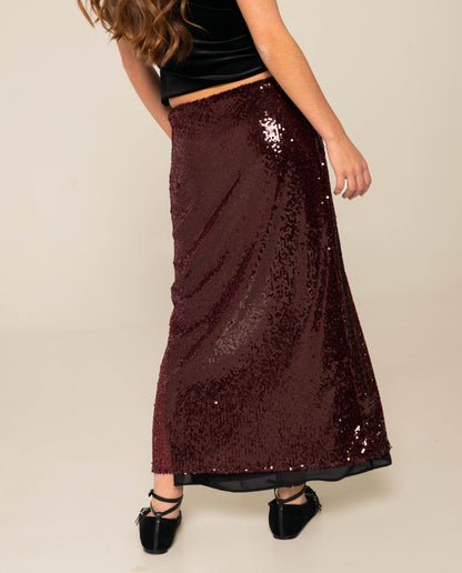 Celeste - Pantaloni Change of Plans Bordeaux Donna