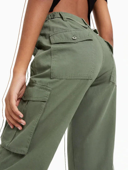 Vittoria - Pantaloni Cargo Casual da Donna dal Taglio Moderno