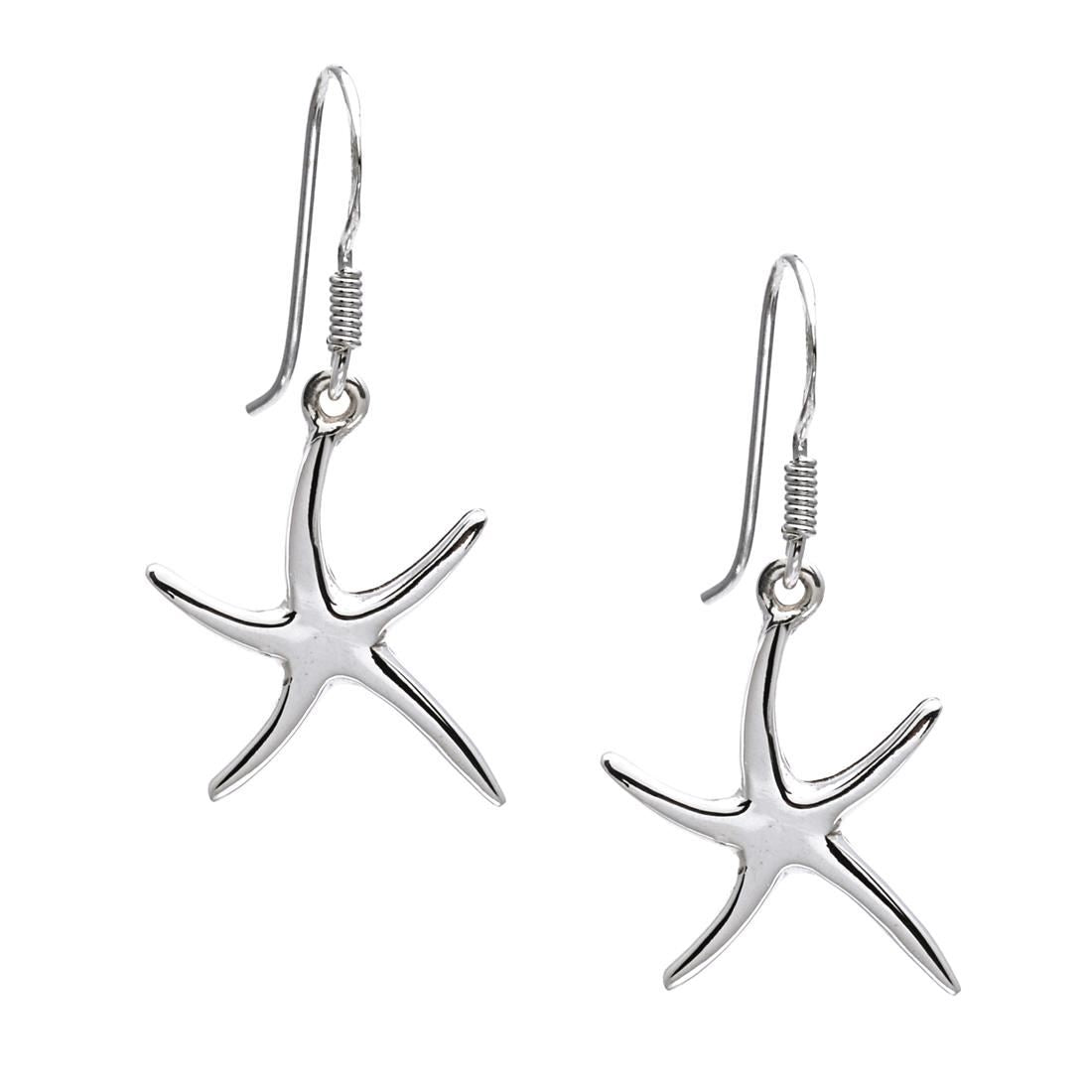 Rachele – Orecchini Pendenti Stella Marina Argento Sterling Ispirazione Mare