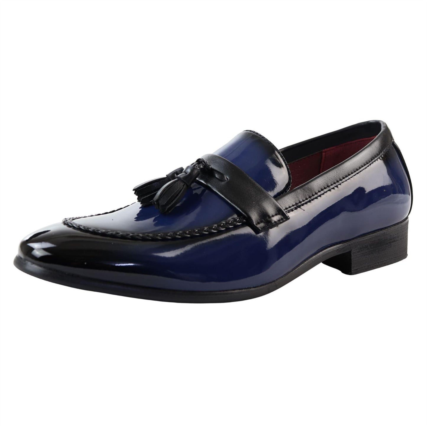 Cesare – Mocassino Uomo Vernice con Nappine Slip-On Formale