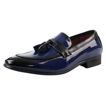 Cesare – Mocassino Uomo Vernice con Nappine Slip-On Formale